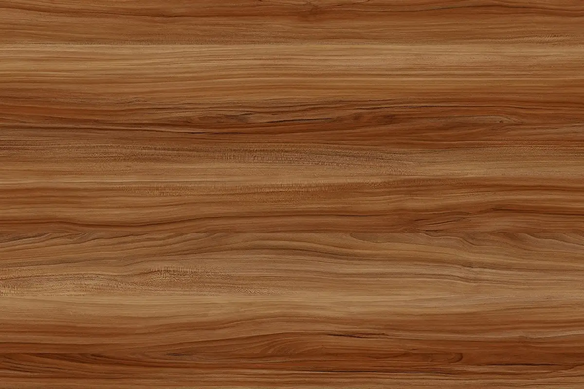 Close-up of wood grain with warm brown tones and natural striations.